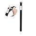 Leeko Skin Case Sleeve for Apple Pencil - Triangular Design Apple Pencil Case Holder for 9.7 and 12.9 Inch iPad Pro Apple Pencil,Black