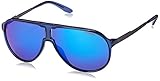Carrera New Champion Aviator Sunglasses, Blue Ruthenium & ML Blue, 62 mm