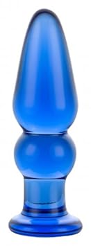 Glasdildo-Erotik Art Glas Skulptur-Anal Plug-F3