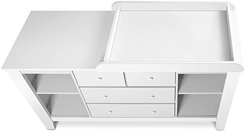 white change table drawers