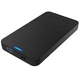 Sabrent 2.5-Inch SATA to USB 3.0 Tool-free External Hard Drive Enclosure [Optimized For SSD, Support UASP SATA III] Black (EC-UASP) (Personal Computers)