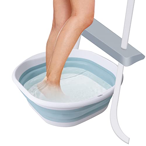 Tlswshsy Baignoire de Pieds Portable Pliable pour Piscine - Antidérapante - pour Piscine Hors Sol