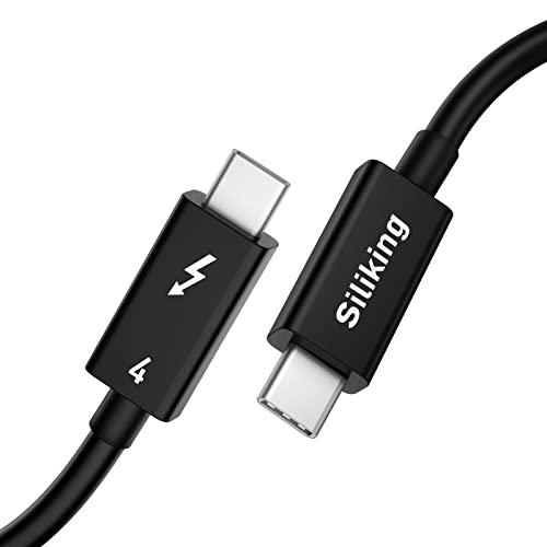 Siliking [Intel Certified Thunderbolt 4 Cable 3.3ft,Thunderbolt Cable
