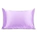 Silk Pillowcase for Hair and Skin with Hidden Zipper, Ravmix Both Sides 21Momme Mulberry Silk Cooling Pillow Case Standard Size 20×26inches, 1PCS, Light Purple