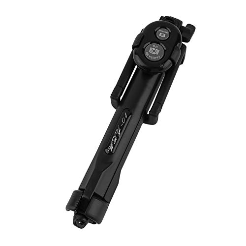 Selfie Stick Monopod Tripod, Stainless Steel 4 in 1 Wireless Remote Shutter+Handheld Cellphone Selfie Stick Monopod+Tripod+Holder for IOS Android SmartPhone - Thumbnail 3