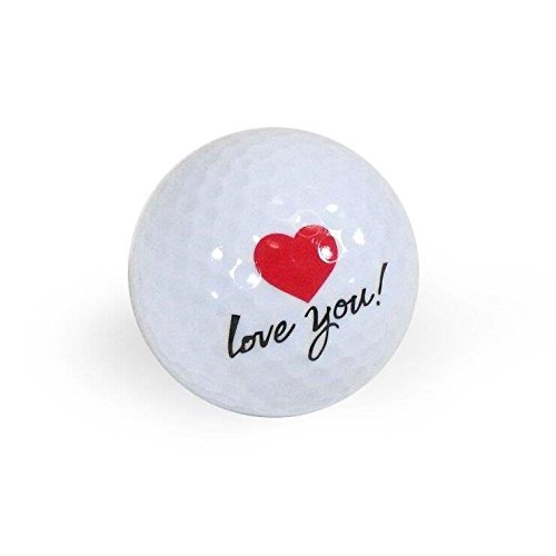 Golf Balls, Nitro Novelty I Love You, 3 Pack