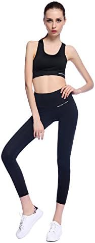 Bonjanvye Running Bra and Activewear Pants Yoga Clothing Sets for Women Sport Clothing