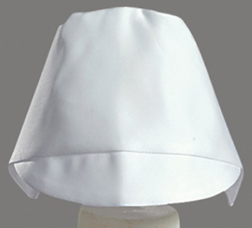 White Satin Christening Baptism Short Set with Vest and Hat - M (6-9 Month)