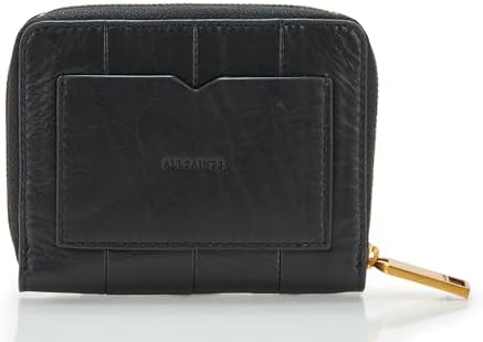 Amazon.com: AllSaints Arlo Zip Wallet M187XD Black One Size