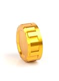 CNC Billet Aluminum Cylinder Reservoir Cover Rear Brake Fluid Reservoir Cap Cover For Yamaha YZF R1 R25 R3 R6 KAWASAKI Z1000 SX ZX6R 10R Z750 800 SUZUKI GSXR600 750 1000 (Gold)