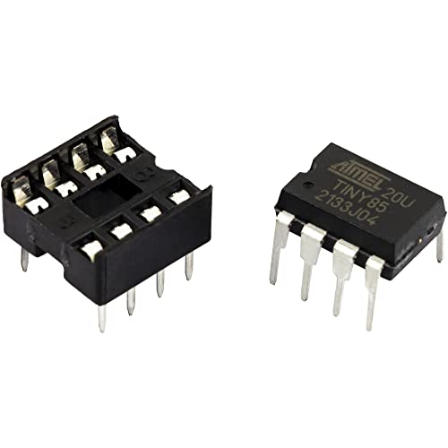 5pcs ATTINY85-20PU DIP-8 IC MCU 8BIT 8KB Microcontroller with 5pcs