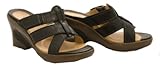 SANITA Sandra Black Platforms Wedges Shoes Womens SZ 10