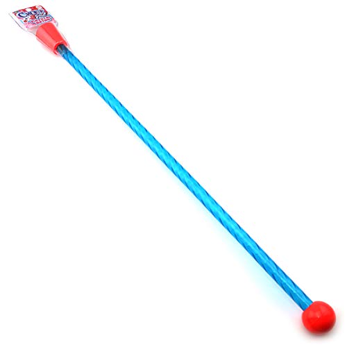 24" Long Cheerleader Baton Sticks Crystal Baton Twirler for Girls Cheerleading Practice Games Toy with 2 GosuToys Stickers (Assorted Colors)