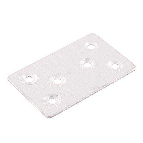 60 x 38mm Stainless Steel Flat Mending Repair Plate Connector Bracket