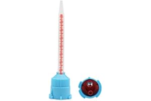 CELOITEK 50pcs Dental Mixing Tips Impression Blue/Orange 10:1