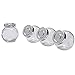 IKEA RAJTAN Spice jar, Glass, Aluminum Color 400.647.02, 1-Pack( 4-Count ), Clear