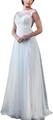 Kmbridal Women's Maternity Wedding Dresses for Bride 2017 Plus Size Lace Wedding Gowns