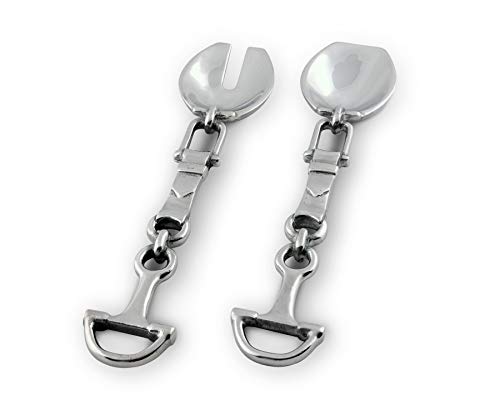 Arthur Court Designs Aluminum 12 inch Equestrian Bit Serving Set