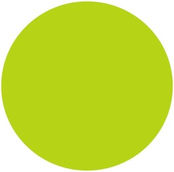 Amazon カラーシール 黄緑 直径15mm 100枚 Ki4214 1 シール ステッカー 文房具 オフィス用品