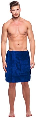 Silken Textile Women’s Waffle Shower Spa Wrap | Adjustable Touch Fastener Closure