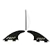 South Bay Board Co. - Surfboard Fins & FCS Surfboard Fins -3 Fin Thruster Sets & 4 Fin Quad Sets - Fin Key & Extra Fin Screw Included - Bamboo Fiberglass & Plastic Fin Options