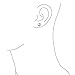 Basic Simple Round Bead Ball Stud Earrings For Women For Teen Polished .925 Sterling Silver 6MM
