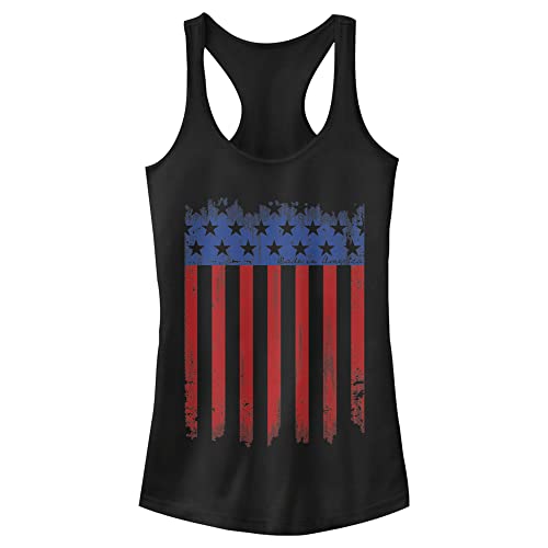 Fifth Sun Distressed Flag America Women's Racerback Tank Top