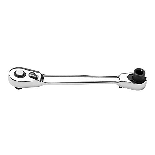 Mini Ratchet Wrench 1/4 Inch Drive Socket and Screwdriver Bit Driver Quick Release Ratchet Wrench Dual-use Spanner Multifunctional Hand Tools - Thumbnail 7