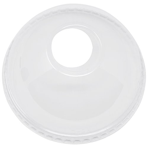 Simply Deliver Dome Lid for 16, 20, and 24 oz Cold Beverage Drink Cups, Crystal Clear PET, 1000-Count