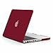 MacBook Pro 15" Case, Mosiso 15-inch Soft-Touch Plastic Hard Case Cover for MacBook Pro 15.4" (Model A1286) Aluminum Unibody with CD-ROM Drive (Wine Red)