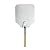 26-Inch Aluminum Pizza Peel with Wooden Handle, 12-Inch x 14-Inch Blade