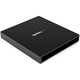 StarTechUSB 3.0 to Slimline SATA Odd Enclosure for Blu-Ray and DVD Rom Drives-Portable Optical Disk Drive Enclosure-Solid Aluminum