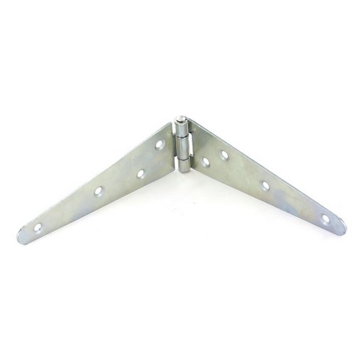 Pair of 300mm (12") heavy duty galvanized strap hinges Buy Online in