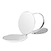 MINI POCKET MIRROR, All Stainless Steel Round Travel Cosmetic Mirror in 2.5 Inch Size