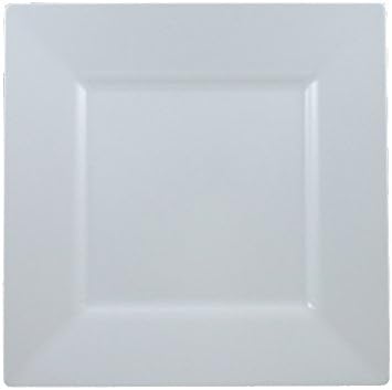 Maryland Plastic Plates-10.75" | White | Simply Squared | 10 Pcs. Plate