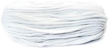 Baumwollkordel 6mm dick 50 Meter Lang Baumwollkordel weiß
