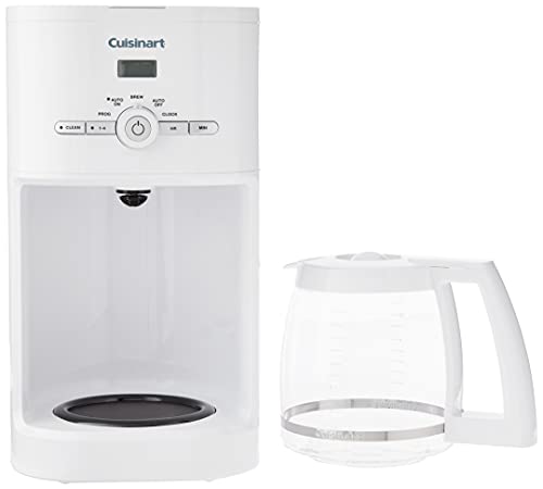 Cuisinart 12-Cup Classic Programmable Coffeemaker, White, 12-Cup, Programmable, DCC-1120NAS