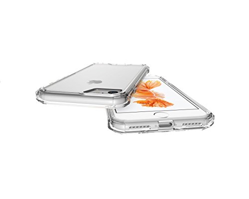 iPhone 7 Case iPhone 8 Case Airbag Anti Fall Sleeve Case Shock Proof for iPhone 7 and iPhone 8 Border Protective Cover, Transparent Shell (White)