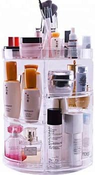 Bathroom Countertop Organizer Vanity Shelf Makeup Display Storage Organizer