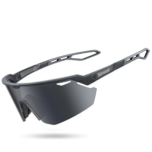 [Lamicall] スポーツサングラス 偏光レンズ 自転車 登山 釣り 野球 ゴルフ ランニング ドライブ バイク テニス スキー 超軽量