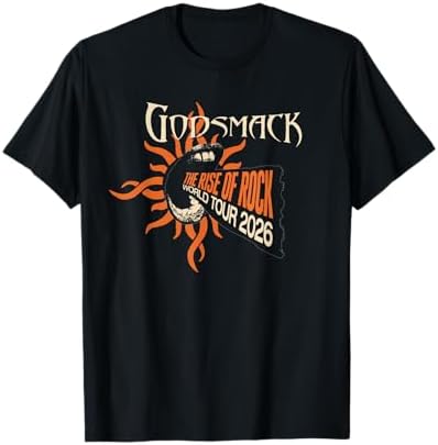 Amazon.com: Godsmack Legends Sun Rocker On Black T-Shirt