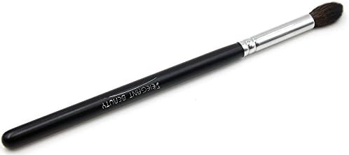 ELEGANT BEAUTY Crease Shadow Brush With Natural Goat Hairs,Copper Ferrule and Beech Wooden Handle