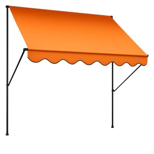 ANGERER Klemmmarkise Exklusiv orange, 300 cm