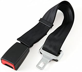 Lvescar E11 Safety Certified Adjustable 9"-33" Seat Belt Extender for Cars 1-Pack (7/8 Inch wide metal tongue) Tensile Strength over 15000N