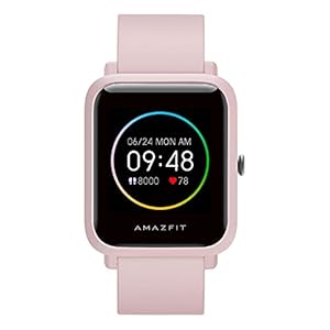 Amazfit Bip S Lite Smart Watch for Women, Always-on Display, 150+ Watch Faces, Fitness Watch Heart Rate, Sleep Monitor…