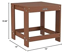 Lifetime 60246 Adirondack Table, Brown