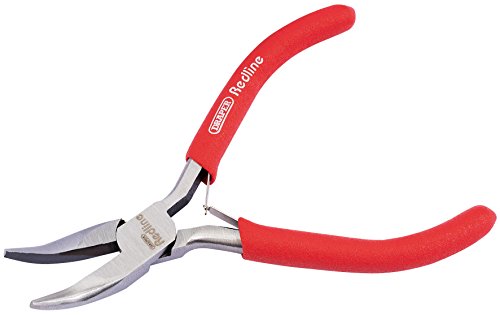 Draper Redline 68308 125 mm Bent Nose Mini Pliers with PVC Dipped Handles