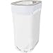 Flings® Bin Disposable Trash Can for Parties - 13 Gallon Plastic Pop Up Garbage Can (1 Pc) Perfect Solution for Waste at Events and Parties - White