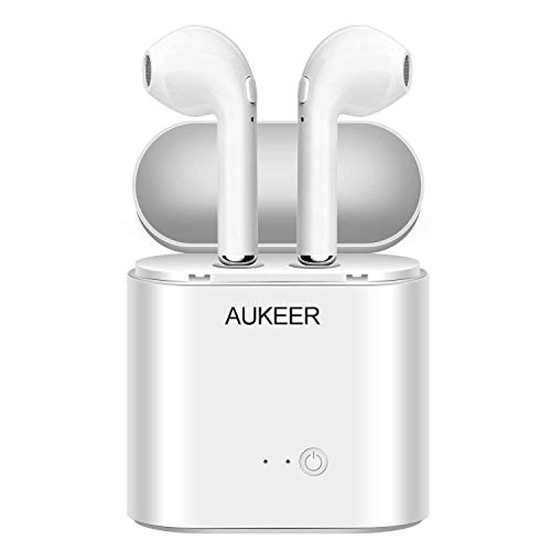 Bluetooth Headphones, Wireless Earbuds Stereo hands-free calling Earphones Sport Driving Headsets with Charging Case for iPhone 8/8 plus/X/7/7 plus/6s/6S for Samsung Galaxy S9, S9 Plus for Android - $9.71