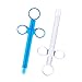 ACVIOO Lubricant Shooter Personal Lubricant Applicator Launcher Tube Injector with Marking,Blue&White(2 pcs in one Package)